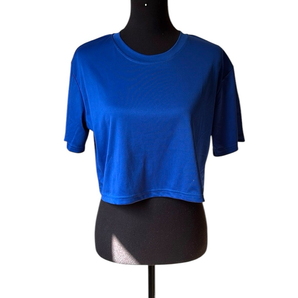 Blue Women's Crop Top